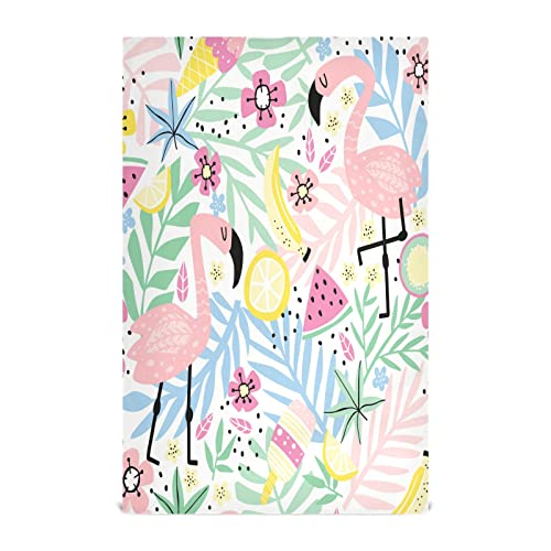Kigai 1 Pack Pretty Flamingo Kitchen Towels Soft Highly Absorbent Dish Towels Reusable Kitchen Hand Towels For Kitchen Decorations Or Tea Towels 28 X 18 Inch #TOP18