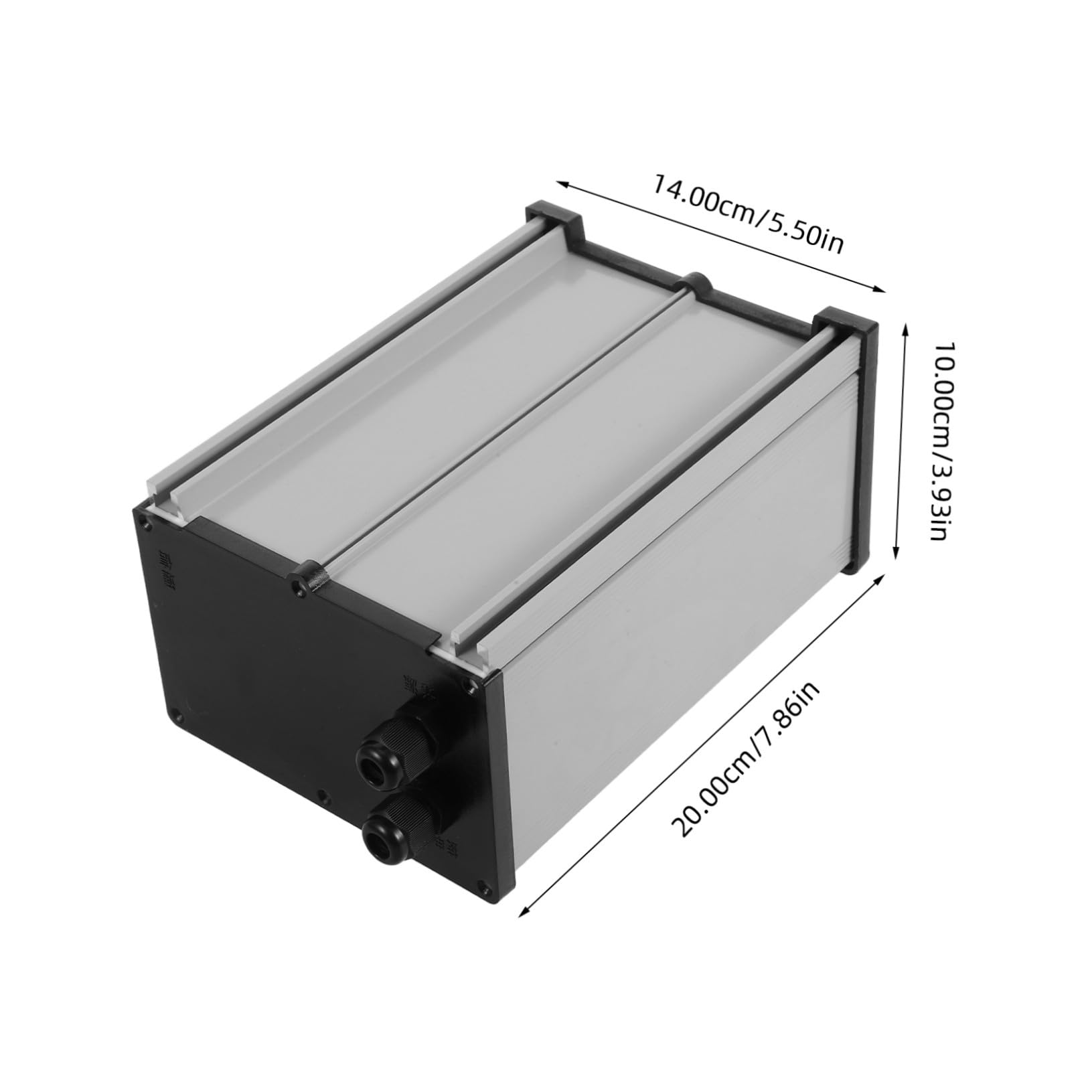 Boîtier Batterie Étanche Robuste avec Couvercle pour Stockage Lithium Boîte Électrique Extérieure pour Éclairage Solaire Protection des Composants