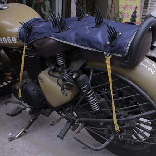Image of Bike Seat Protection Cover from Dogs, Pets and Animal Waterproof Dustproof → Protection Roof Anti Climb of Dogs Keep Safe Scratches on seats from Street Dogs, Spike Nail Cover Compatible