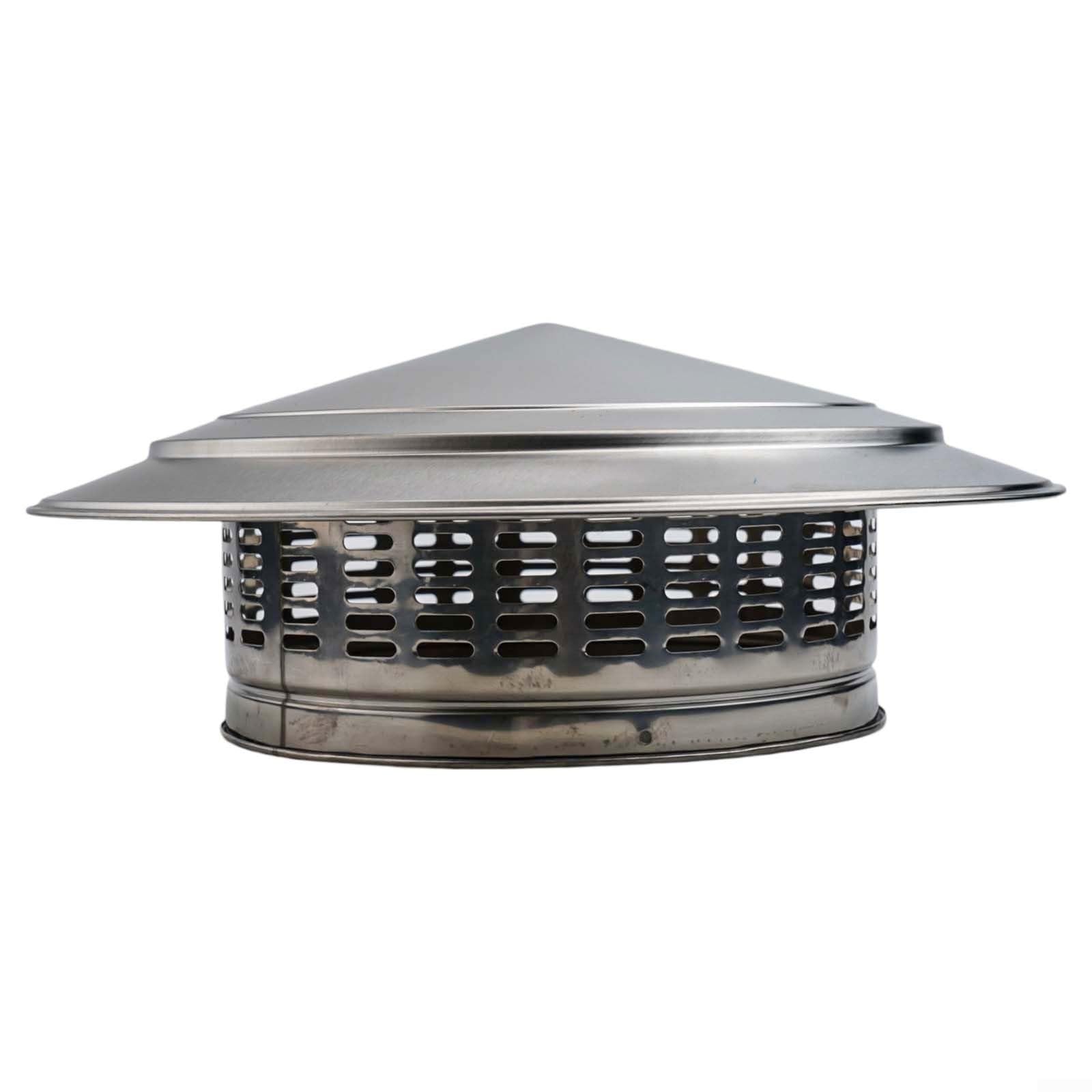 Sombrero de chimenea para chimenea, sombrero de techo de metal, cubierta de tapa de lluvia para chimeneas, conductos de ventilación, chimeneas, campanas de escape (250 mm)