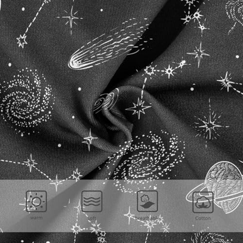 Little Girls' Soft Cotton Underwear Kids Breathable Comfort Space Planet Constellation Panties Briefs Toddler3