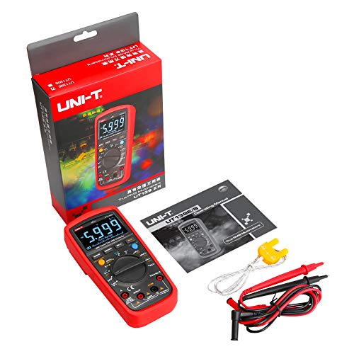 Image of UNI-T True RMS Digital Multimeter UT139S, Auto /Manual Range 6000 Counts NCV LPF /LoZ (ACV) Analog Bar Bandwidth Measures AC DC Voltage AC DC Current Resistance Capacitance Frequency Temperature Duty Cy
