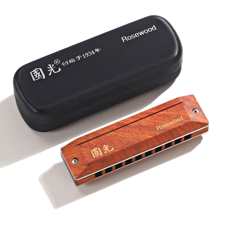 Harmonica Diatonic harmonica 10 trous Blues harpe Rose bois couvercle plaque phosphore bronze Anches C instruments… - Les Beatles, Paul McCartney, John Lennon, RIngo Starr, George Harrison Harmonica Diatonic harmonica 10 trous Blues harpe Rose bois couvercle plaque phosphore bronze Anches C instruments… – Image 4