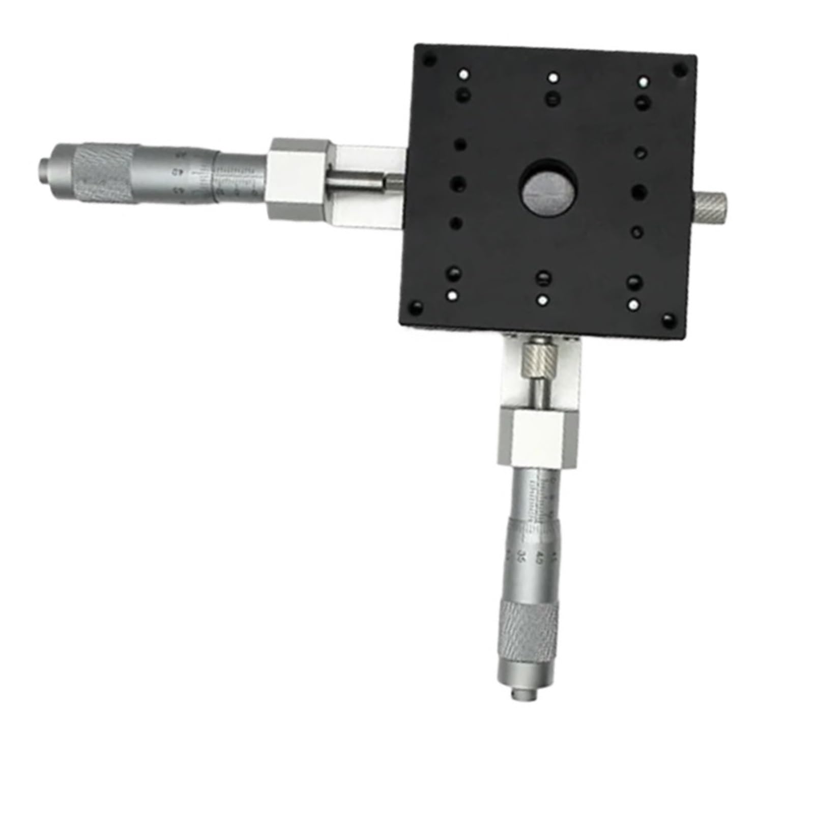 IGNVXMGKP Station Manual XY Axis 80x80mm, Trimming Displacement Platform Linear Stage Sliding Table Cross Rail