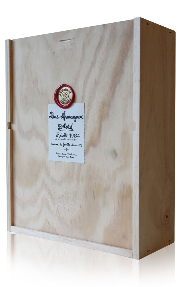 Coffret 2 Verres Armagnac Delord 1984-70cl