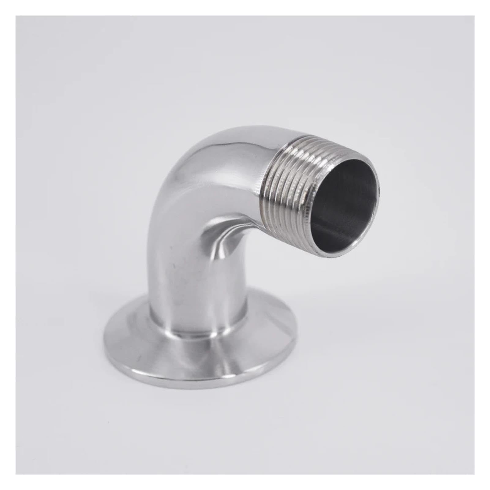 Curva 90° Tri-Clamp Filetto Maschio Inox 304 1.5-2.5 Pollici