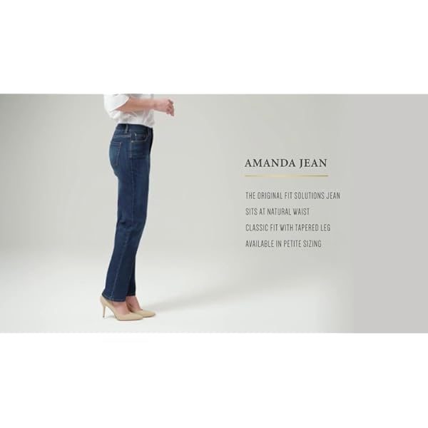 Gloria-Vanderbilt-Womens-Amanda-Classic-Tapered-Jean Vintage America Blues Women's Amanda Classic High Rise Tapered Jean, Black, 10 Long