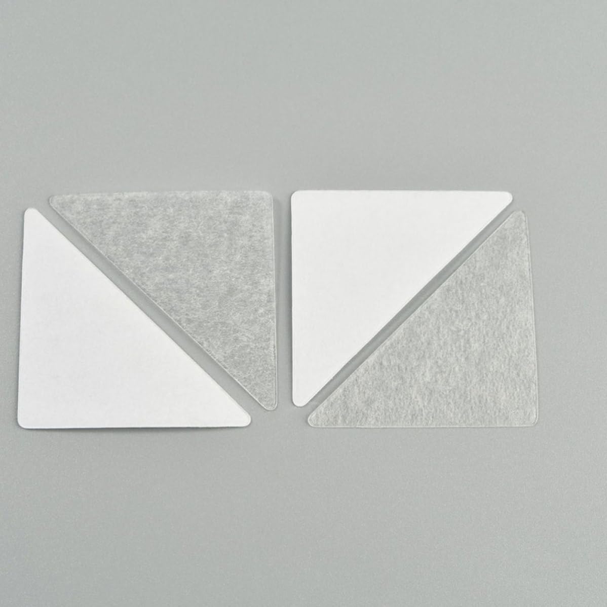 YARNOW 25 Sheets PVC Collar Stays for Men Shirts, Triangular Adhesive