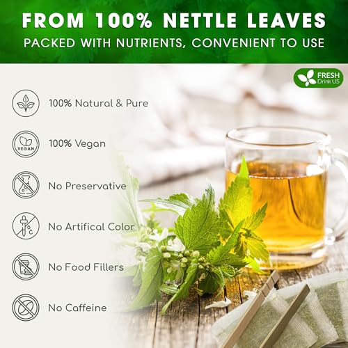 Image of FreshDrinkUS, Premium Perilla Leaf Tea - 30 Tea Bags | 100% Pure Perilla Leaves | Caffeine-Free, Non-GMO, Natural Packaging | Herbal Tea Bags for Daily Enjoyment. Gluten-Free. Sugar-Free. Vegan