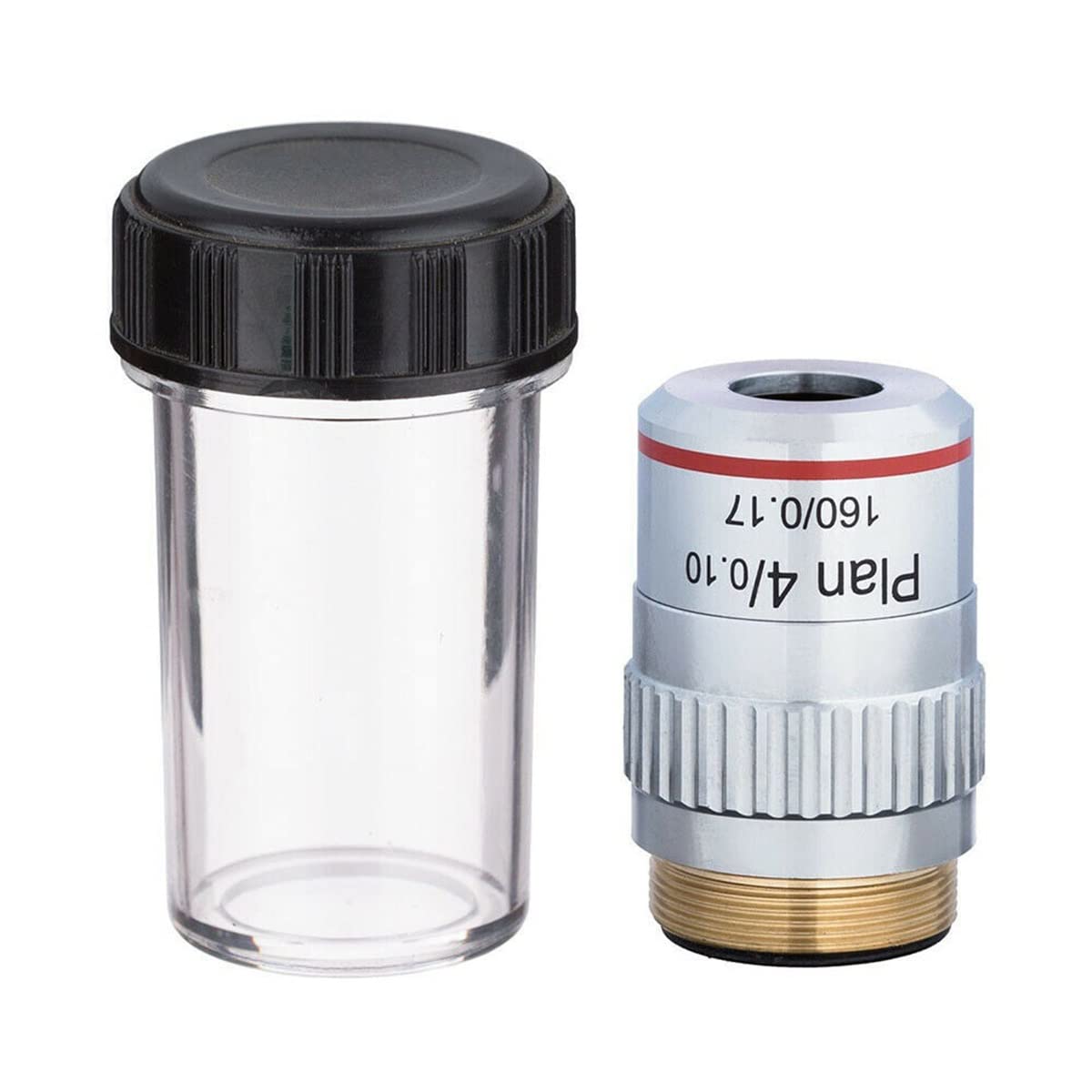 Microscope Microscope Plan Achromatic Objective Lens 4X 10X 20X 40X 100X Objectives 20.2 RMS Thread(4X)