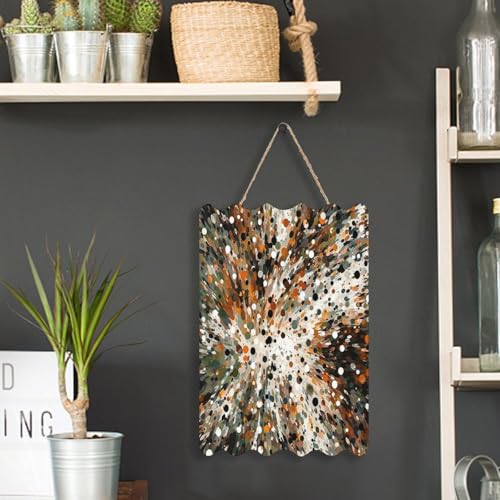 Posters à suspendre prêts à accrocher, petite œuvre d'art en bois - 4