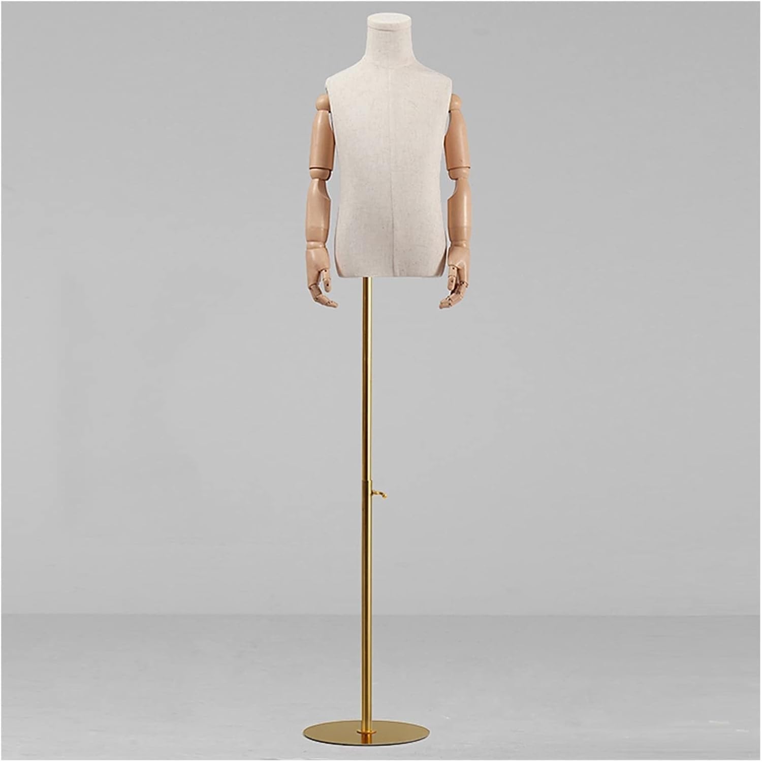 CONGRUI Mannequin Body Tailor Manikin Clothes Easy Disassemble Dummy Model Plastic(Gold-1)