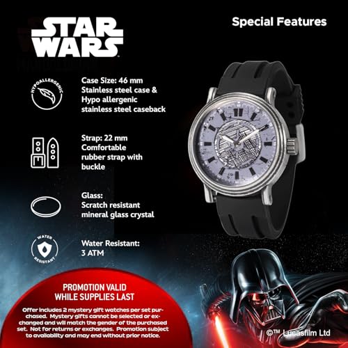 Montre Star Wars homme confortable en silicone qui ne s'use pas - 5