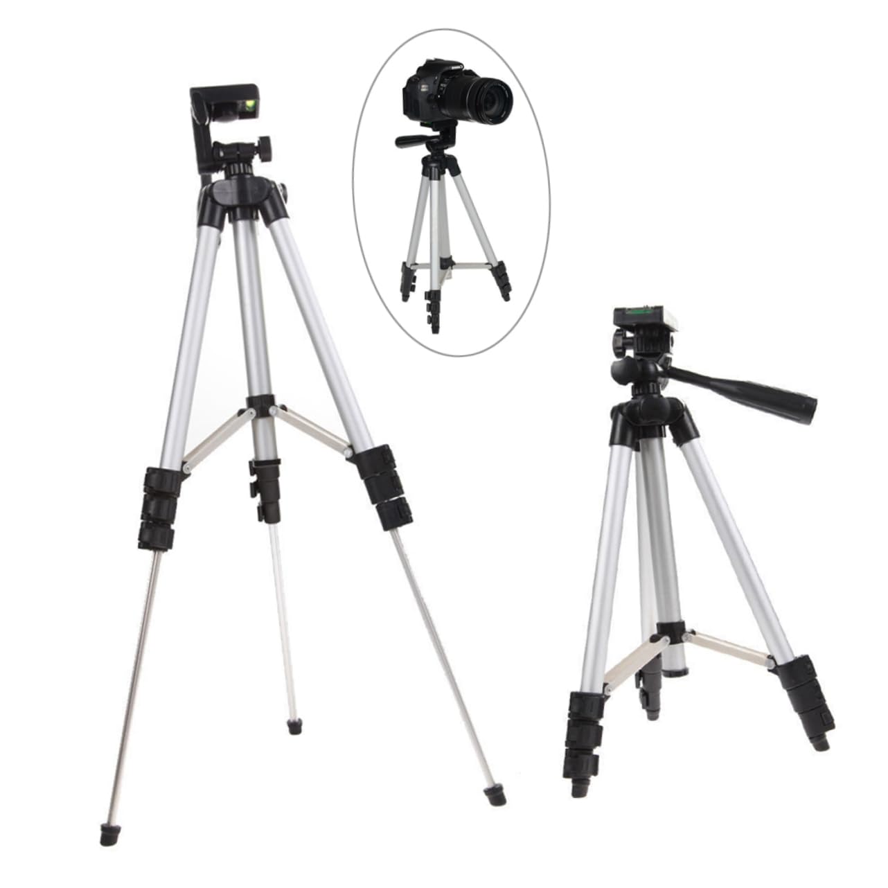 Balacoo Portable Joint Tripod Stand Holder with Phone Clamp Mount for Cameras and Smartphones Lightweight Height for Outdoor and Travel Photography