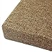 BEFASYY Carré 40cm 45cm Chaise Coussins De Siège Coussin,Rembourré 5/8cm Coussins De Siège Coussins Tapis,Coussins De Chaise Cusions pour Jardin Extérieur Intérieur (45x45x8cm,Marron)