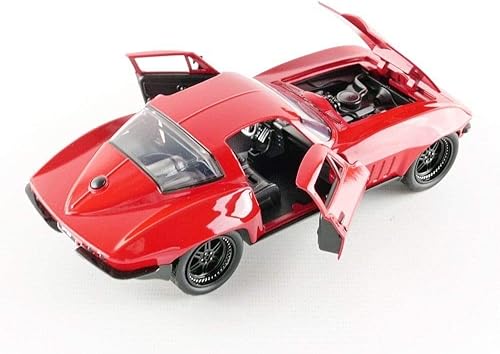 JADA Fast & Furious 1:24 Letty's 1966 Chevy Corvette - Auto fundido a presión, juguetes para niños y adultos