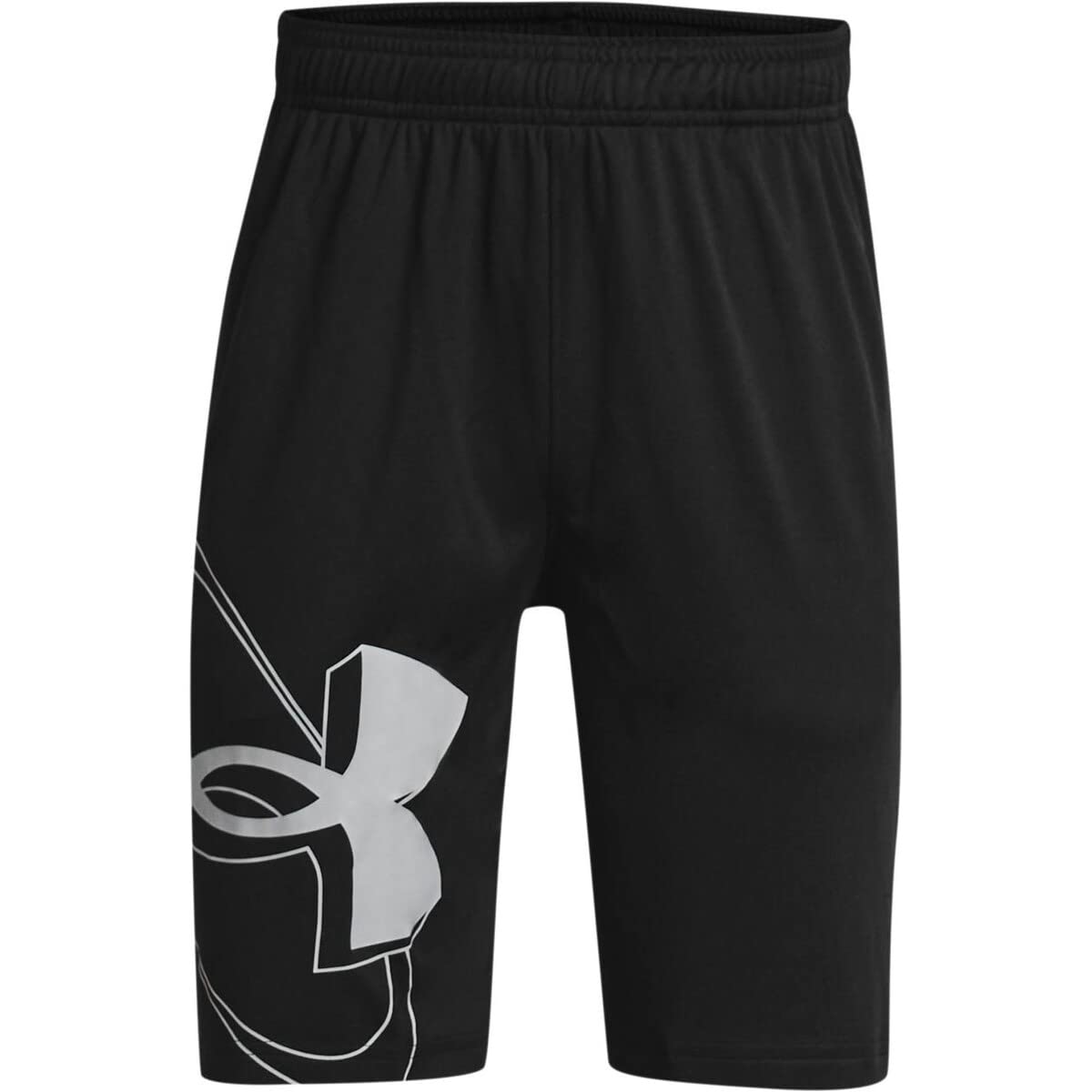 Under ArmourKids Boys' Prototype 2.0 Shorts, Black/Mod Gray, MD (10-12 Big Kids)
