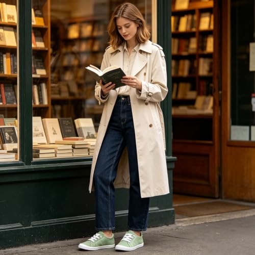 Image of Womens Slip On Shoes, Canvas Low Top Sneakers, Casual Classic Flat Shoes