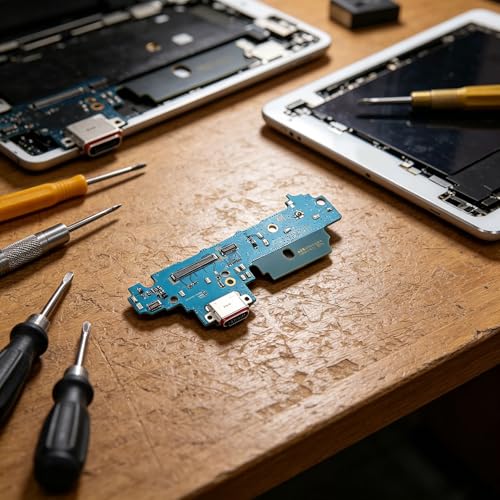 Placa de conexión de carga Tab Active 3 8.0 arregla puerto USB dañado 2
