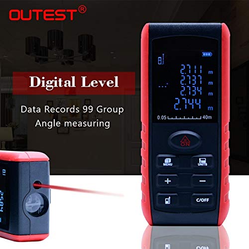 Buy Handhold Laser Rangefinder 40M/60M/80M/100M Digital Laser Distance