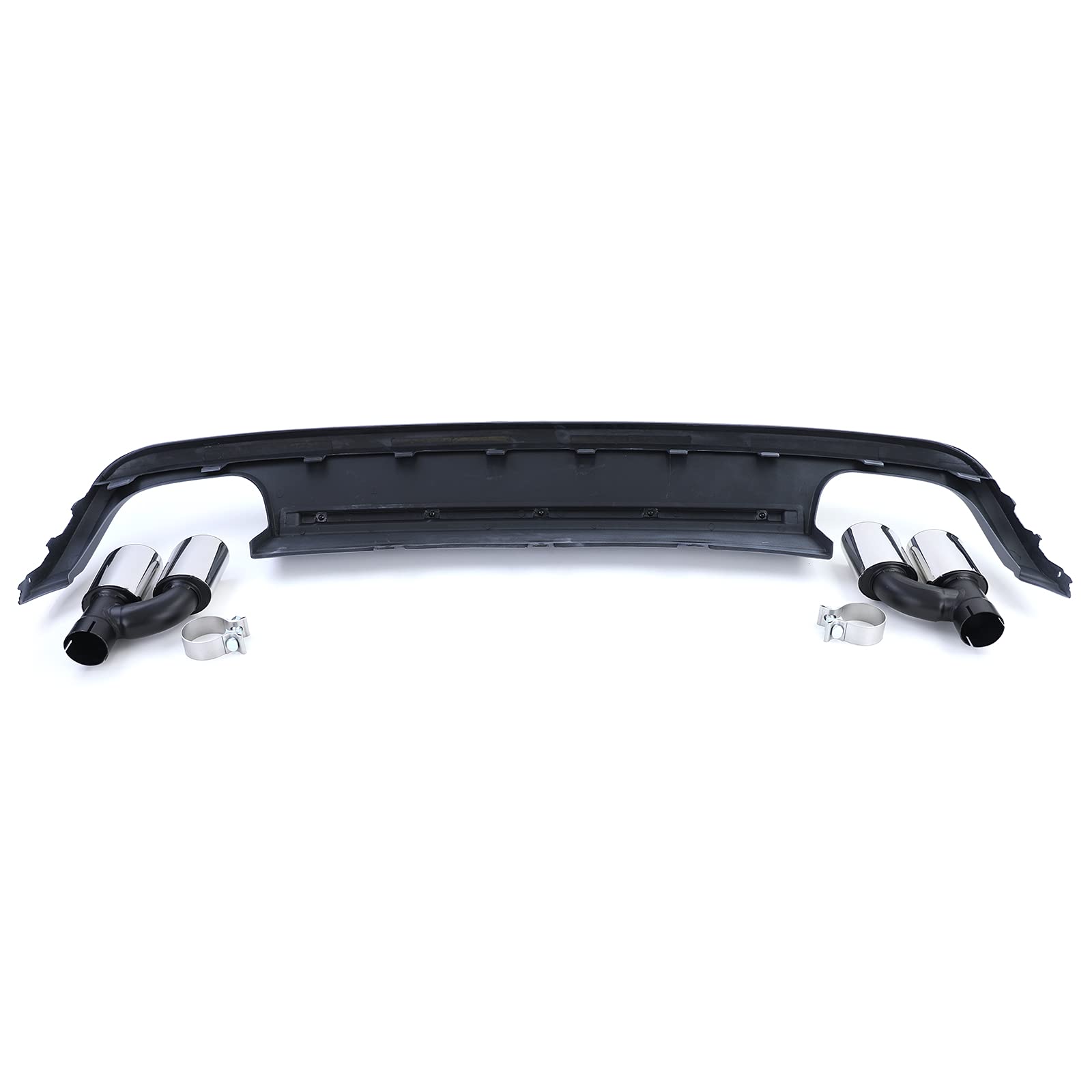 Duplex Umbau Heckdiffusor + Doppelrohr Endrohren beidseitig für Audi A5 8T 11-17
