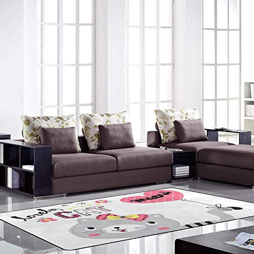 Tapis de maison moderne CHEHONG grand format 63X48 pouces en polyester