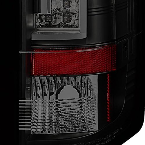 AKKON - For 2007-2014 Chevy Silverado 1500 2500HD 3500HD Left + Right Black Smoke LED Bar Tail Lights Lamps Pair