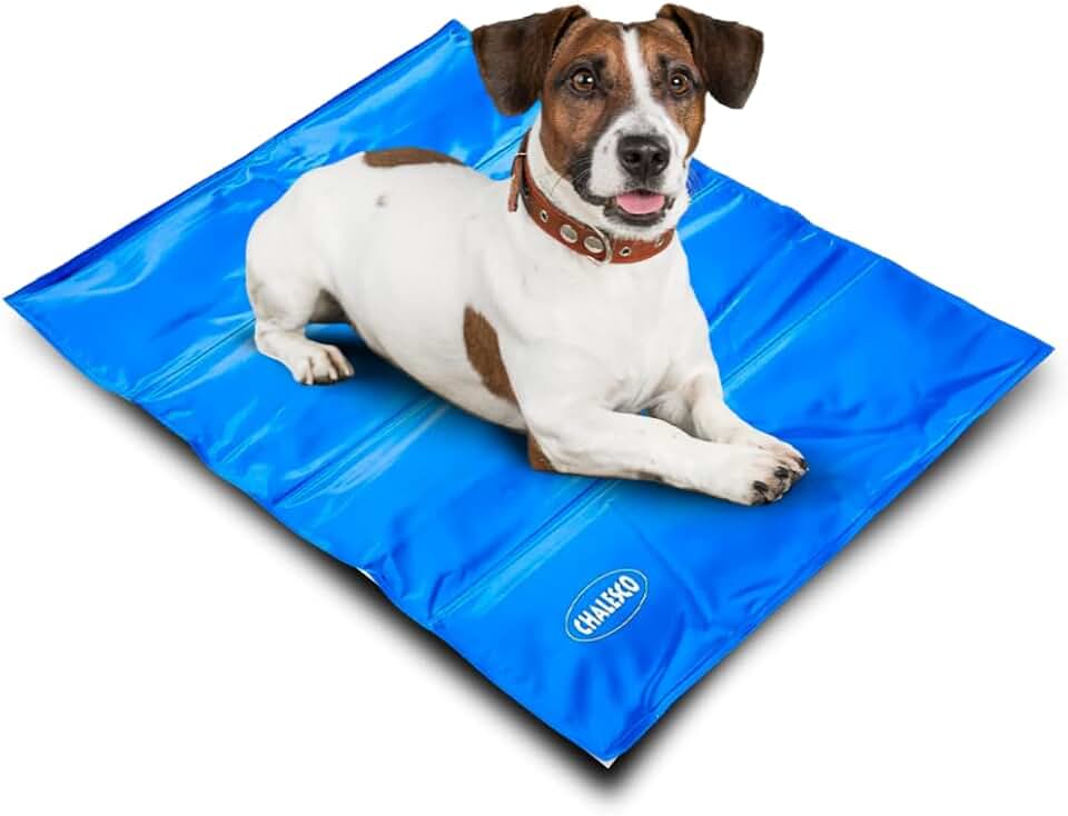 Tapete Gelado Chalesco para Cães Tamanho G 60 x 90 cm – Conforto Térmico, Uso Sem Energia e Alívio do Calor