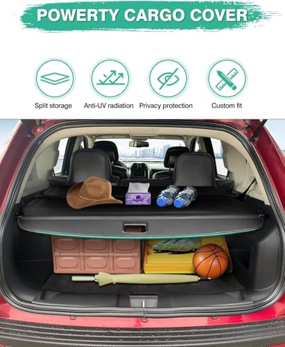 Cubierta retráctil maletero Jeep Compass 2007-2016 cortina protectora de equipaje y carga trasera 3