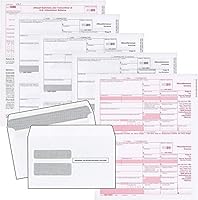 Algopix Similar Product 13 - 1099 MISC Tax Forms 2020 4 Part Vendor