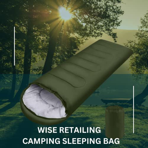 Bolsas de Dormir para Camping para Adultos - Bolsa de Dormir Compacta para Senderismo, Mochilero, Clima Frío y Cálido - Ligera y Plegable para Viajes en Verano e Invierno - Para Niños y Adultos, 1 y Doble 2 Personas miniatura 2