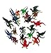 2.5" - 3" Plastic Fire Breathing Mini Dragons - 20 Pieces