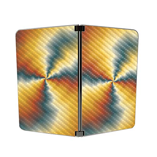 Image of MightySkins Carbon Fiber Skin for Microsoft Surface Duo - Eye of The Storm | Protective, Durable Textured Carbon Fiber Finish | Easy to Apply | Made in The USA