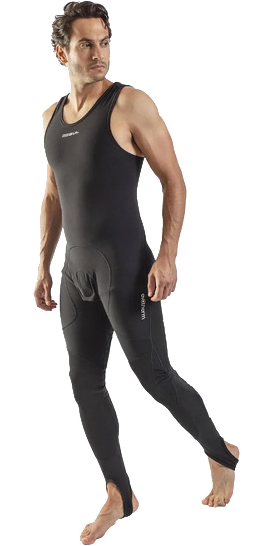 Mens Evotherm Thermal Fl Longjohn Black - Easy Stretch UV Sun Protection and SPF Properties