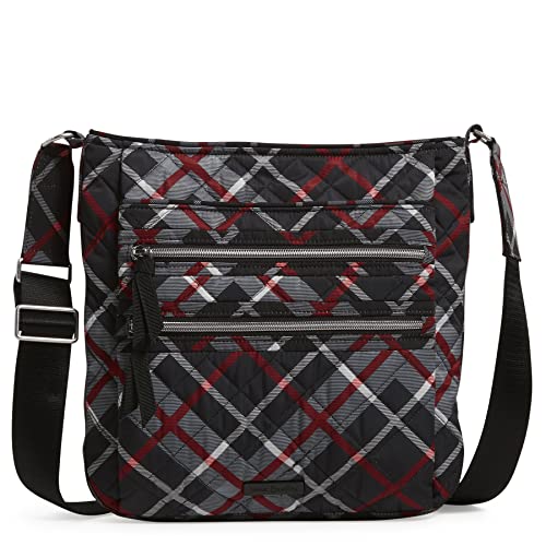 Vera Bradley Women's Performance Twill Triple Zip Hipster Crossbody Purse, Paris Plaid, One Size #TOP14