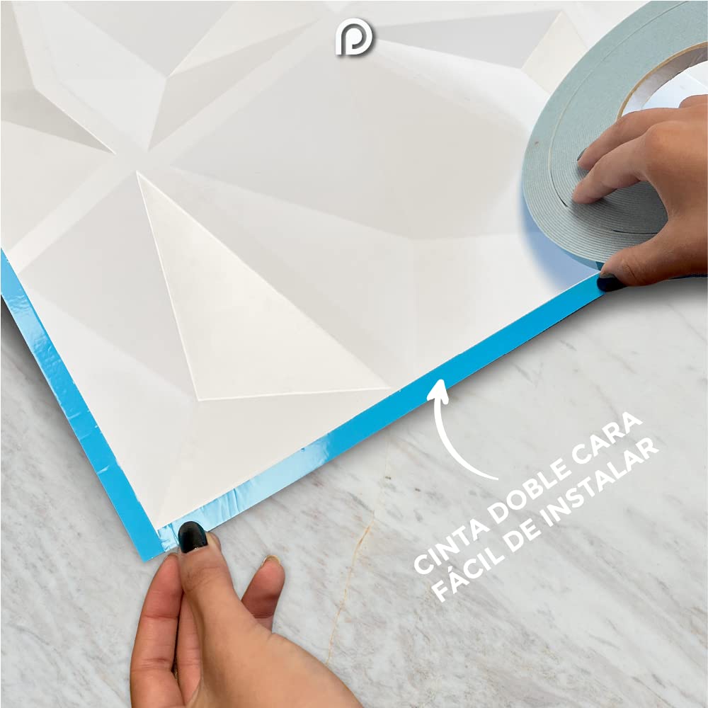 Panel 3D Decorative Wall Panels, S050 Quartz Design, Pack Of 10, For Indoor & Outdoor Walls