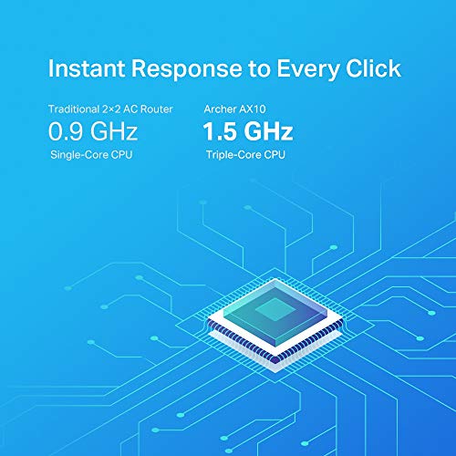 TP-Link-Archer-AX10-Enrutador-Gigabit-de-Doble-Banda-WiFi-6-de-proxima-generacion-Latencia-ultrabaja-Compatible-con-Alexa