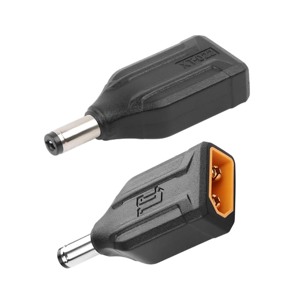 CQEAZ XT60i Auf DC5521 Adapterkabel 100/300cm | 15A Energiespeicher Kabel | Mit Kommunikations-Pin