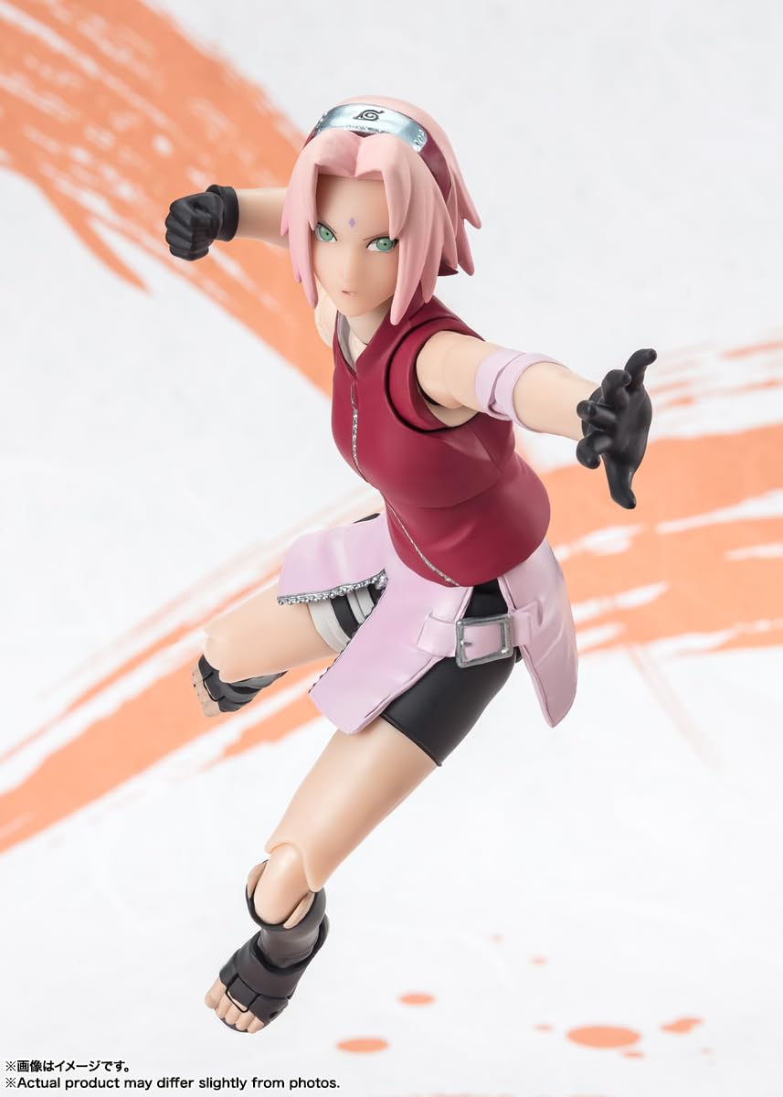 TAMASHII NATIONS - Naruto - Sakura Haruno - NARUTOP99 Edition -, Bandai Spirits S.H.Figuarts Action Figure - Image 4