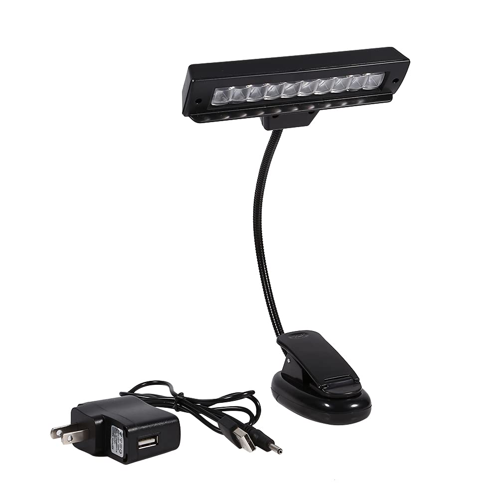 minifinker Lampe à pince, lampe à pince portable et légère pour fosses d'orchestre pour pianos pour pupitres pour bureaux(#1)