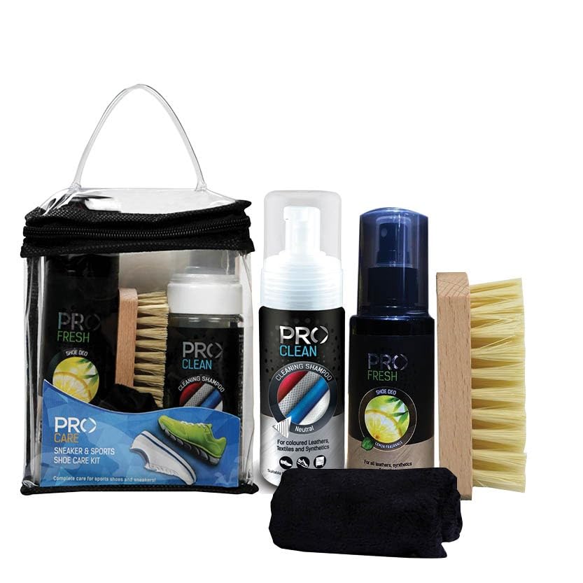 PRO Sneaker Cleaning Kit | Complete Shoe Cleaning Kit with Shampoo(150ml), Shoe Deo(150ml), Mini Brush and Microfiber Cloth | Sneaker Cleaner Kit | Sports Shoe Cleaning kit (B08SQPJVXG) Amazon Price History, Amazon Price Tracker