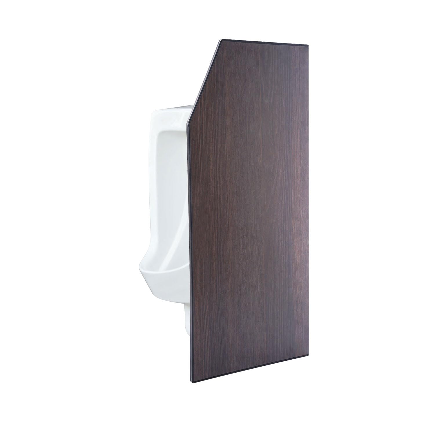 Urinal Partition,1 PCS Wall-mounted Urinal Screen Toilet Partition,Men’s Urinal Privacy Screen Divider Partition for Hotel/Schools/Kindergartens/Shopping Malls/Public Places,Brown