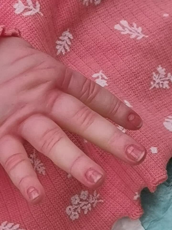 Miniatura 7 de Pinky - Muñecas de bebé recién nacidas realistas de 19 pulgadas, de vinilo suave y realista, juguete de pelo pintado para niños a partir de 3 años