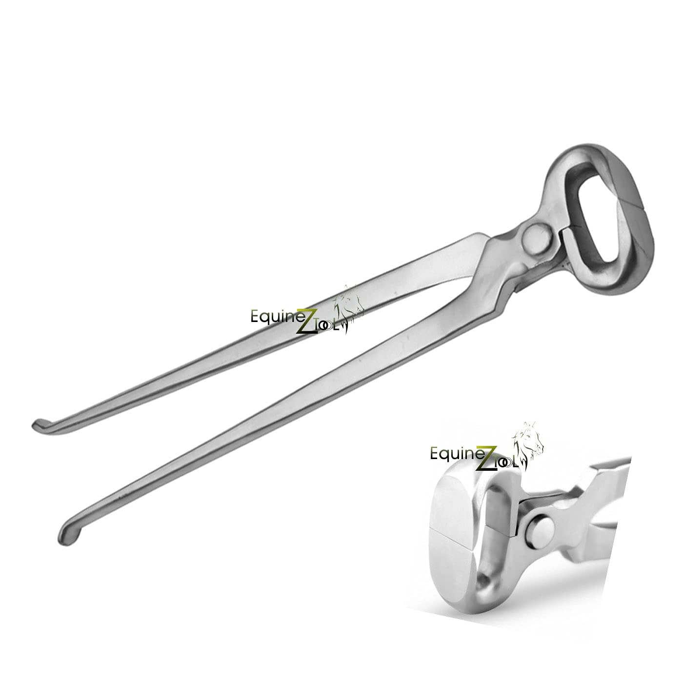 Hoof Nipper 15 Inch – Right Handed Vanadium Steel Farrier Tool in Dull Finish | Heavy-Duty Horse Hoof Trimming Nipper for Professional Farriers & Hoof Care