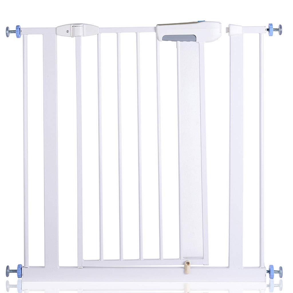 Parcs pour animaux de compagnie et barrière escalier blanc réglable 105-116cm