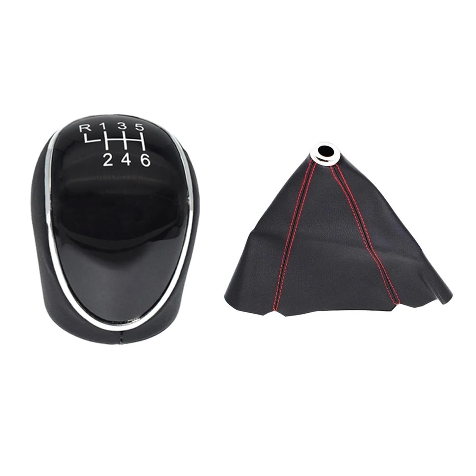 Mkgkacvcpt Knob B Leather Knob Manual Shifter Knob For Transit For Connect 2013- Lever 6 Speed Manual Gear Shift Knob(Knob B Leather Knob)