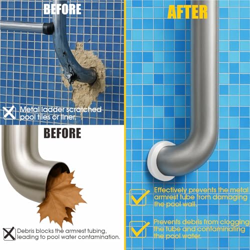 Protectores para escaleras de piscina, 8 piezas miniatura 4