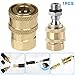 Produktbild Crazywind Brass Connector 1/4 Quick Joint Hochdruck-Waschmaschinenzubehör, 1 Teil/Satz