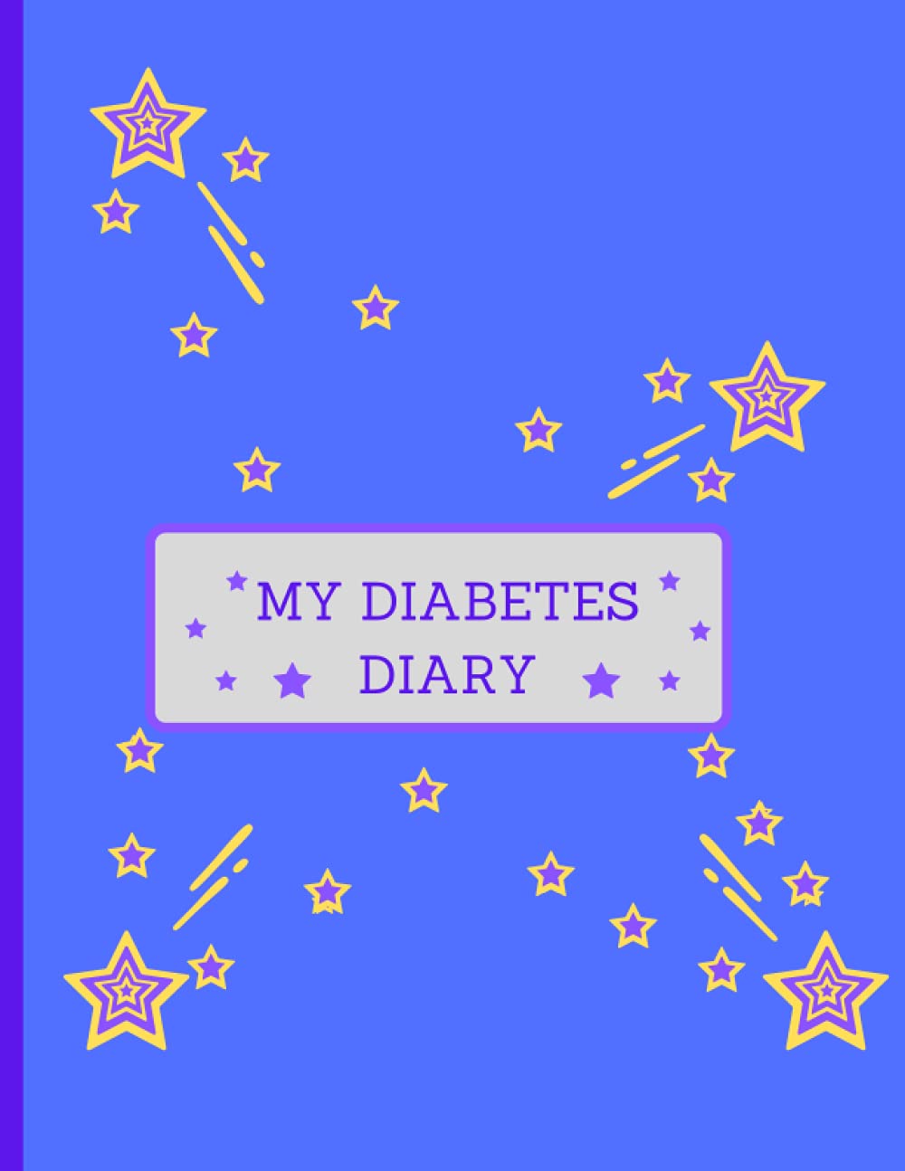 MY DIABETES DIARY: Childs diabetes diary in Blue