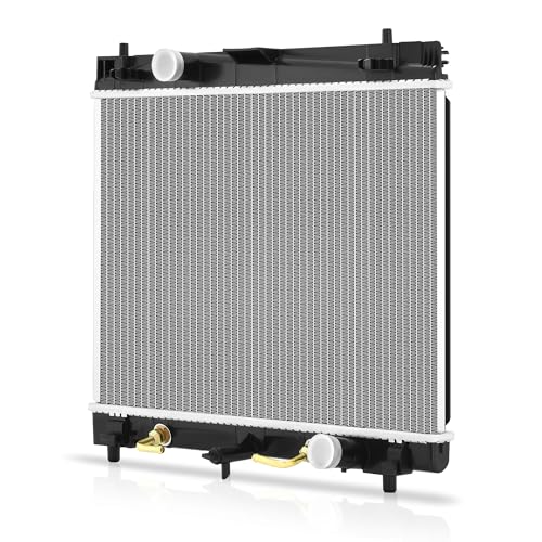 Image of DWVO Radiator Complete Radiator Compatible with 2006-2019 Toyota Yaris 1.5L, Fit for 2016-2019 Toyota Yaris R 1.5L, Fit for 2008-2014 Scion xD 1.8L, L4 Replace CU2890, TO3010306, 1640021300